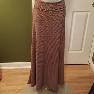 Lularoe Patterned Maxi Skirt XS